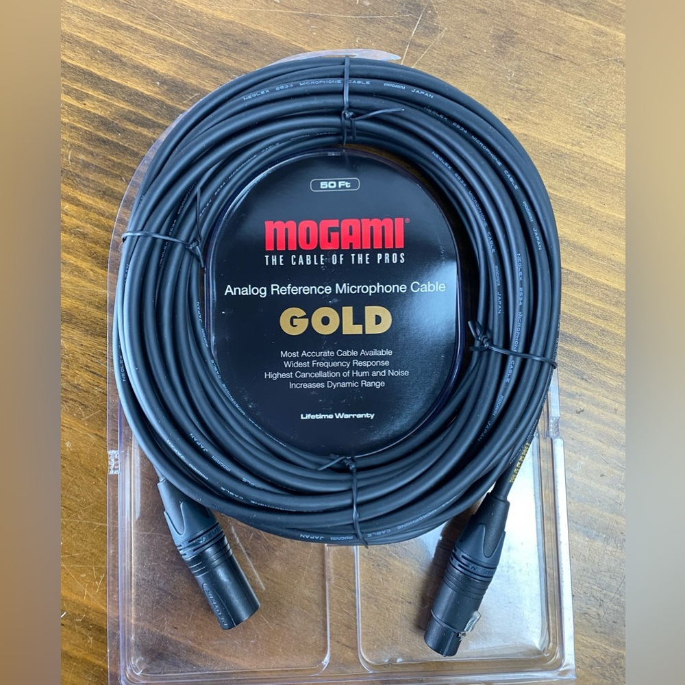 *NWT* Mogami 50' Microphone Cable